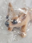 Vintage Chihuahua Dog Bobble Head Gold Chain Nodder Car Dashboard New