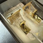 Vtg Concord Miniature Dollhouse Brass Colored Coach Lights W  Wire 