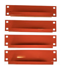 Pack Of 4 Pallet Racking 12  Spacers Orange Interlake Mecalux Teardrop Supports