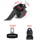 2x Retractable 3 Point Safety Seat Belt Straps Car Vehicle Adjustable Belt Kit