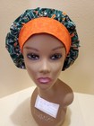 Miami Hurricanes  tossed  Women s Bouffant Surgical Scrub Hat cap