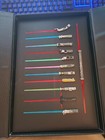 New Disney Park Star Wars Lightsaber Light Saber Pin Set Le Limited Edition 1900