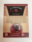J t  Thatcher Autographed 2011 Custom Football Card Oklahoma Sooners B-18
