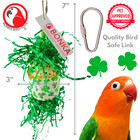 Bonka Bird Toys 2778 Shamrock Sola Cup Chew Shred Forage Irish Parrot Cage Toy
