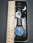 Vintage New Unworn Quisp Quaker Cereal Watch In Tin With Mailer Sleeve I701