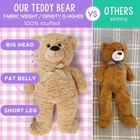 3 Feet Giant Teddy Bear Stuffed Animal  39 Inch Large Bear Plush Toy With Foo   