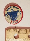 Hep Cat  Comical Vintage Pinback Button