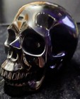 5 0  Jet Stone Hand Carved Crystal Skull  Realistic  Crystal Healing 