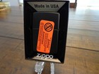Cartoon Devil Grin Black Matte Zippo Lighter Mint In Box