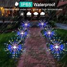 Solar Firework Lights Led Outdoor Waterproof Path Lawn Yard Garden Decor Lamp