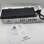 Dbx 223xl Stereo 2-way mono 3-way Crossover Rack Mountable Us New