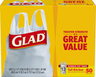 Tall Handle-tie Kitchen Trash Bags - 13 Gallon - 50 Count - 4 Pack  packaging Ma