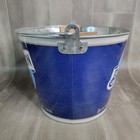 Blue Moon Metal Beer Bucket Classic Label Mancave Summer Pool Side Ice Cooler
