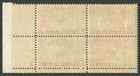 Unused Us Postage Block 3 Cent Stamps American Chemical Society Diamond Jubilee