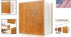 Stylish Faux Leather Magnetic Photo Album For Weddings  Anniversaries   Families