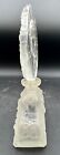 Rare Antique Glass Perfume Bottle 7 5  Tall