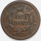 1853 Braided Hair Large Cent Fine Vg    Original Surfaces   Nice 