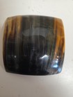Handmade Polished Horn Decorative Bowl     Giraffe Pattern Square Tray Natural 6 