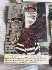1907 Native American Postcards Apache Twins Basket Stamps Southwest Flag Cancel