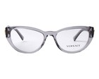 Brand New Versace Eyeglass Frames 3280b 593 Transparent Grey For Women 53mm