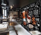 3d Coffee Shop Self-adhesive Removeable Wallpaper Wall Mural 88