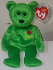 Ty Beanie Baby - I Love Boston The Bear 8 5  New Mwmts Stuffed Animal Plush Toy