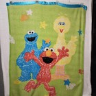 Vintage Sesame Street Toddler Blanket - Elmo   Friends 40 X 53 Inches Big Bird