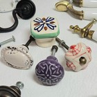 Huge Lot Of 100  Vintage   Modern Furniture Hardware - Knobs-pulls-finials-hinge