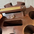 Antique Vintage 1930s Bakelite Poker Chip Caddy Holder Tray Art Deco Spinning