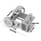 Stake Pocket Winch Iron Steel Rope Tie Down Clamp Flatbed Trailer