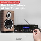 200w Pyle Wireless Bluetooth Power Amplifier Audio Stereo Receiver Usb  Am fm