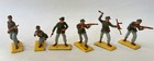 Britains Deetail  German Afrika Korps Wwii Army Figures  Lot Of 6