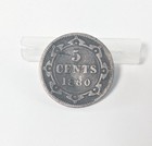 Canada Newfoundland 5 Cents Coin 1880  Silver Coin