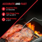 Temppro Tp716 Digital Thermometer Oven Safe Backlit Display Precise Cooking Bbq