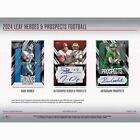 2024 Leaf Heroes   Prospects Football Hobby Box Factory Sealed 24lefhp