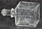 Vintage Decanter Bottle Stopper Only Hollow Clear Glass