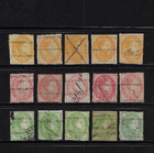 Venezuela  1871  Scott 022 To 36  Set Complete 1 Setting  Ink  Vf  Ebve077kh
