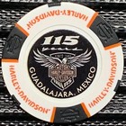 Estampida Harley-davidson   115 Yr Anniversary Guadalajara Collector Poker Chip