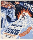 Denver Broncos 2026 Afc Championship Gameday Poster Program New England Patriots