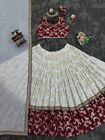 Indian Ethnic Wedding Wear Lengha Party Bridal Bollywood Lehenga Choli Designer