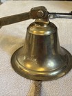 Vintage Heavy Solid Brass Ship Bell With Wall Mount Nautical Decor