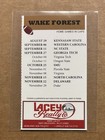 2025 Wake Forest Demon Deacons Football Pocket Schedule-lacey Realty Co 