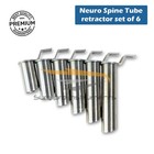 Medtronic Metrx Mis Neuro Spine Tube Retractor Set Of 6  20 X 4-9  Beveled End