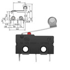 Micro Limit Switch  12 Pcs Momentary Limit Switch Spdt 1no 1nc  3 Pin Micro Swit
