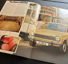 1974 Simca 1100 Van - Vintage Original 2-page Car Dealer Sales Brochure Clean   