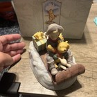 Classic Pooh Musical Sledding Music Figurine Christmas    jingle Bells    Charpente
