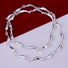 Water Drop Necklace Set 925 Sterling Silver Earrings Bracelet Women Jewelry