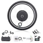 24   26   48v Electric Bicycle Front   Rear Wheel E-bike Conversion Motor Set