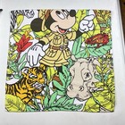 Vintage Disney Animal Kingdom Safari Mickey Beach Towel 31x60    Used 90s y2k