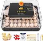 56 Egg Incubator W automatic Egg Turning Egg Hatching Temp   Humidity Control Us